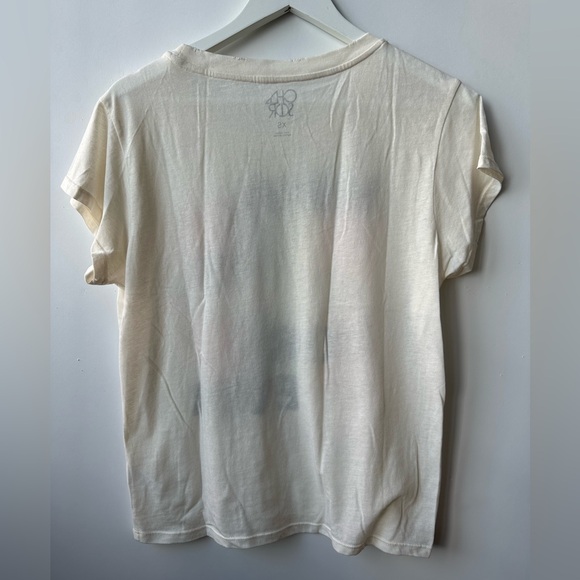 CHASER - Vinyl is Forever - Short Sleeve Crew Neck Graphic T-Shirt - Cream - XS - Picture 4 of 8